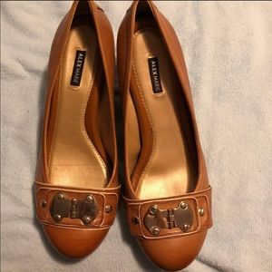 Tan shoes